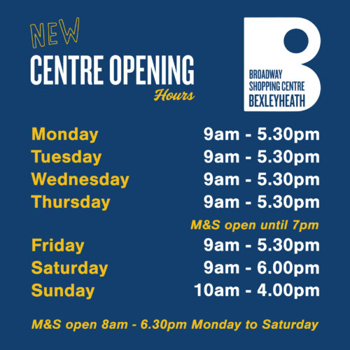 Centre’s New Opening Hours Broadway